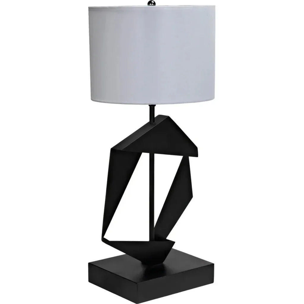 Timothy Table Lamp with Shade - LOOMLAN - Noir - Table Lamps