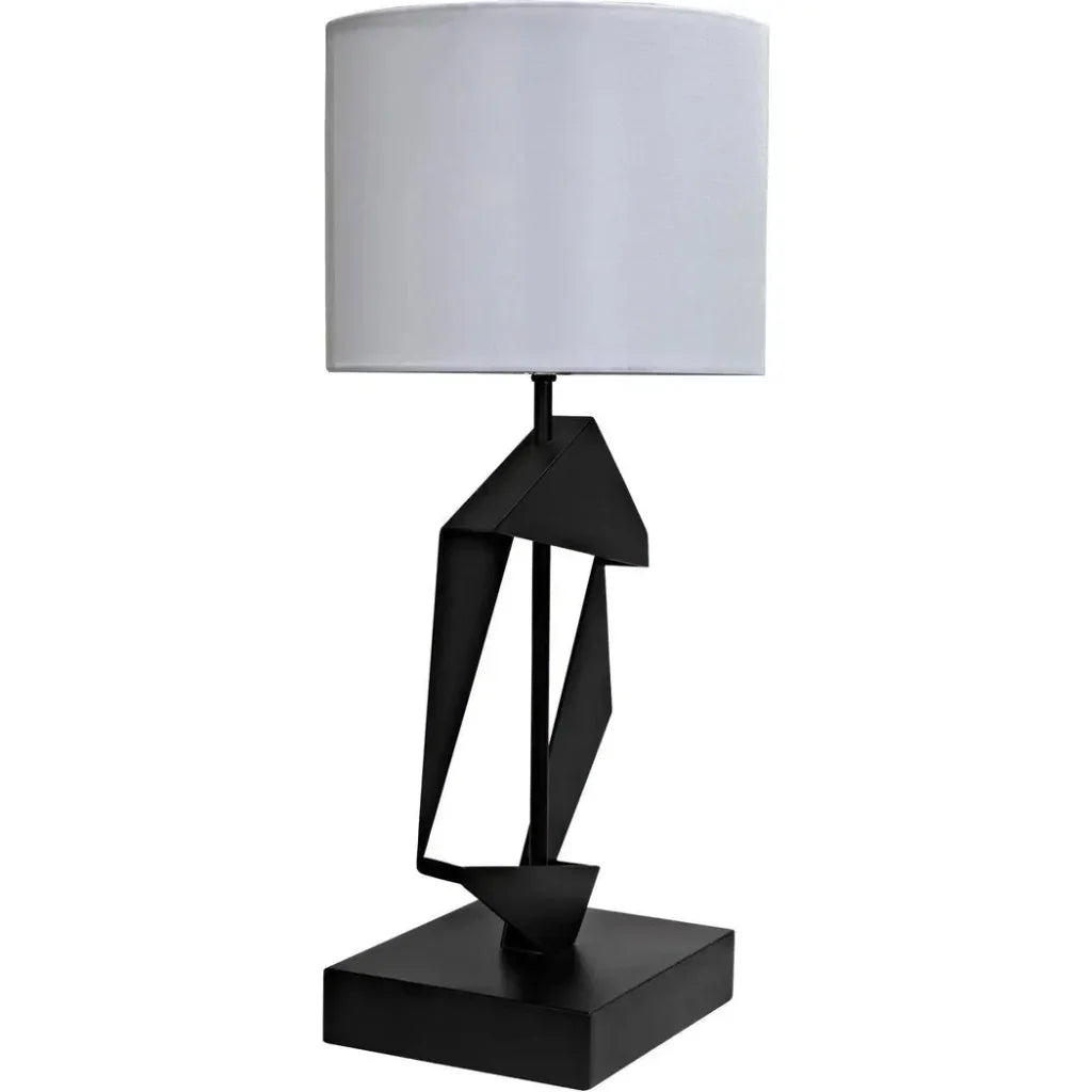 Timothy Table Lamp with Shade - LOOMLAN - Noir - Table Lamps