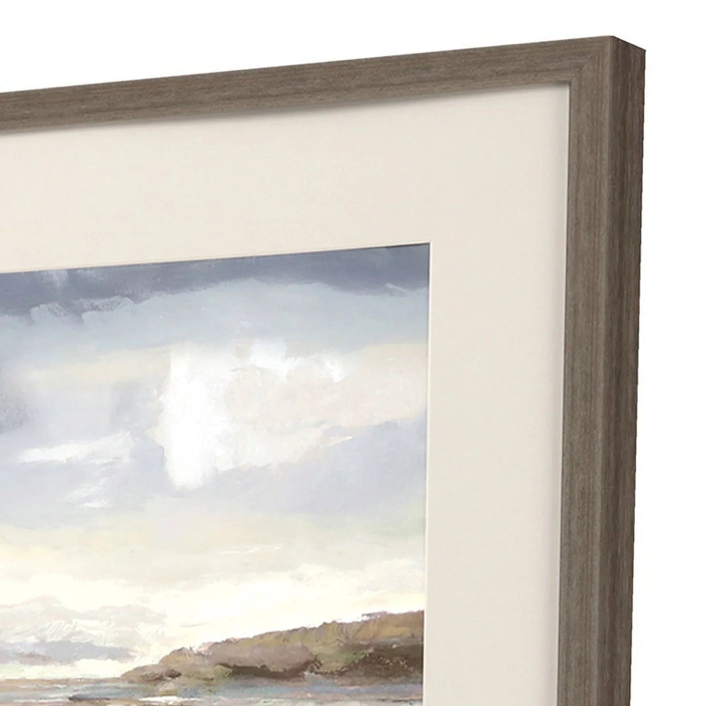 Tirwedd Glass Front Blue Canvas Art 4PC