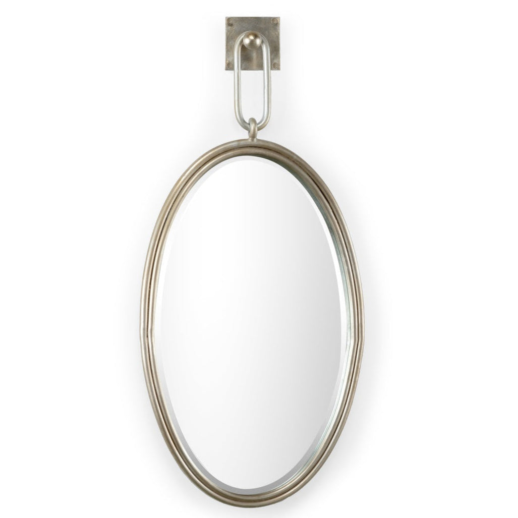 Tobago Iron Frame Oval Wall Mirror