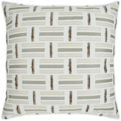 D.V. Kap Toe Tapper Off-Whites White Throw Pillow Insert
