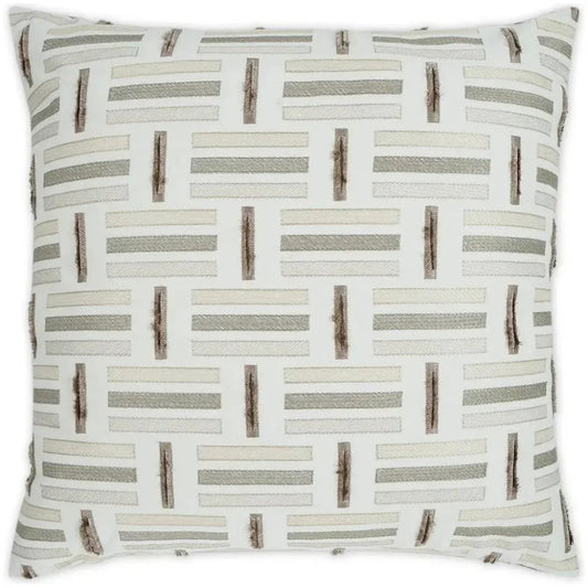 Toe Tapper Off - Whites White Throw Pillow Insert - LOOMLAN - D.V. Kap - Throw Pillows