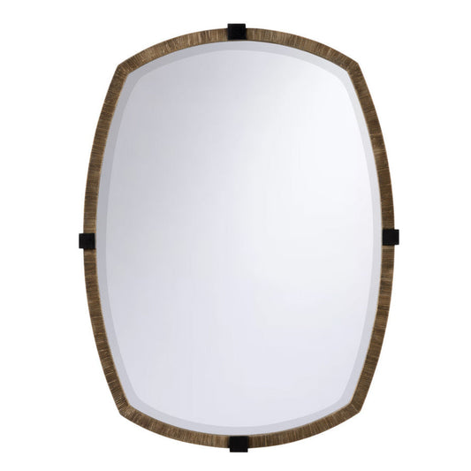 Topher Contoured Resin Frame Wall Mirror