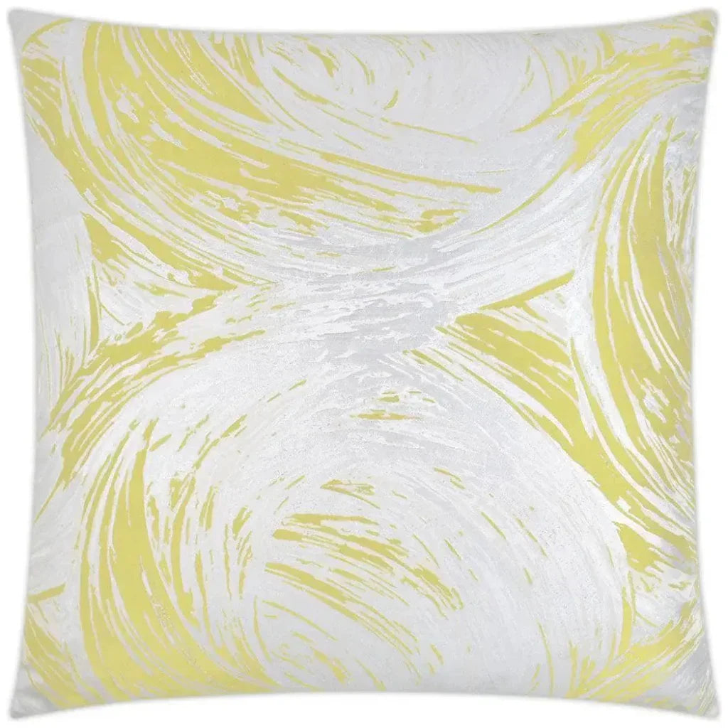 D.V. Kap Tornado Citron Yellow Throw Pillow Insert