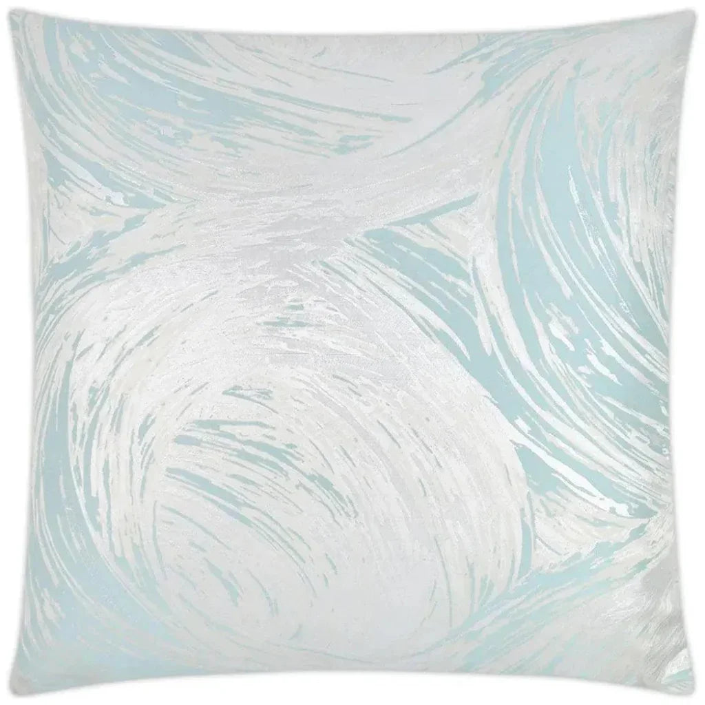 D.V. Kap Tornado Turquoise Grey Throw Pillow Insert