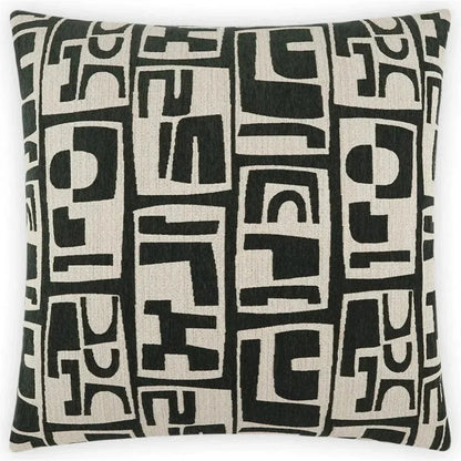 D.V. Kap Toro Charcoal Black Throw Pillow With Insert