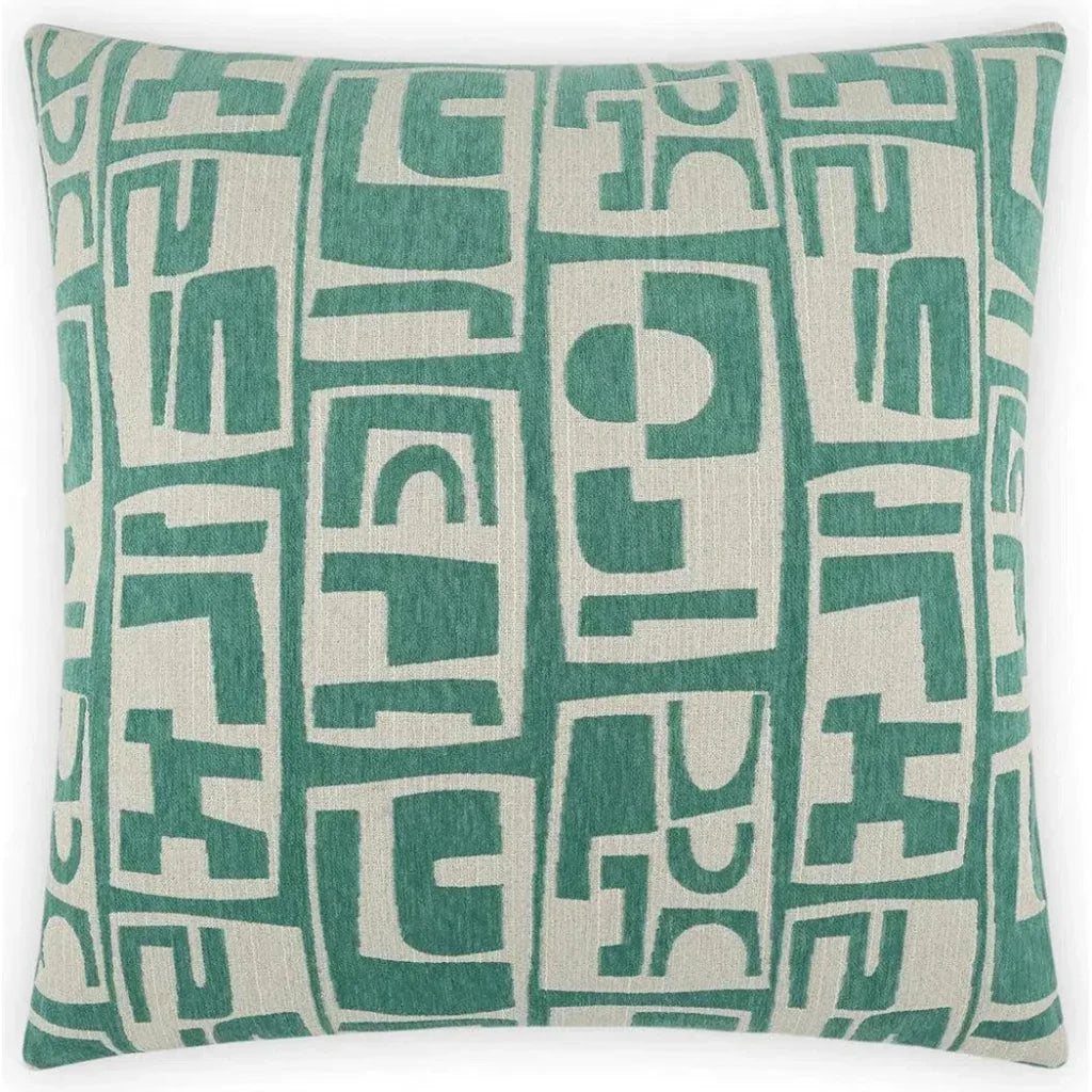 D.V. Kap Toro Malachite Teal Throw Pillow With Insert