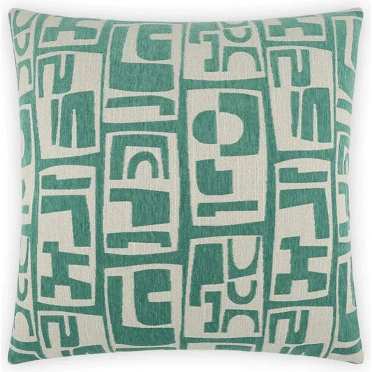 Toro Malachite Teal Throw Pillow With Insert - LOOMLAN - D.V. Kap - Throw Pillows