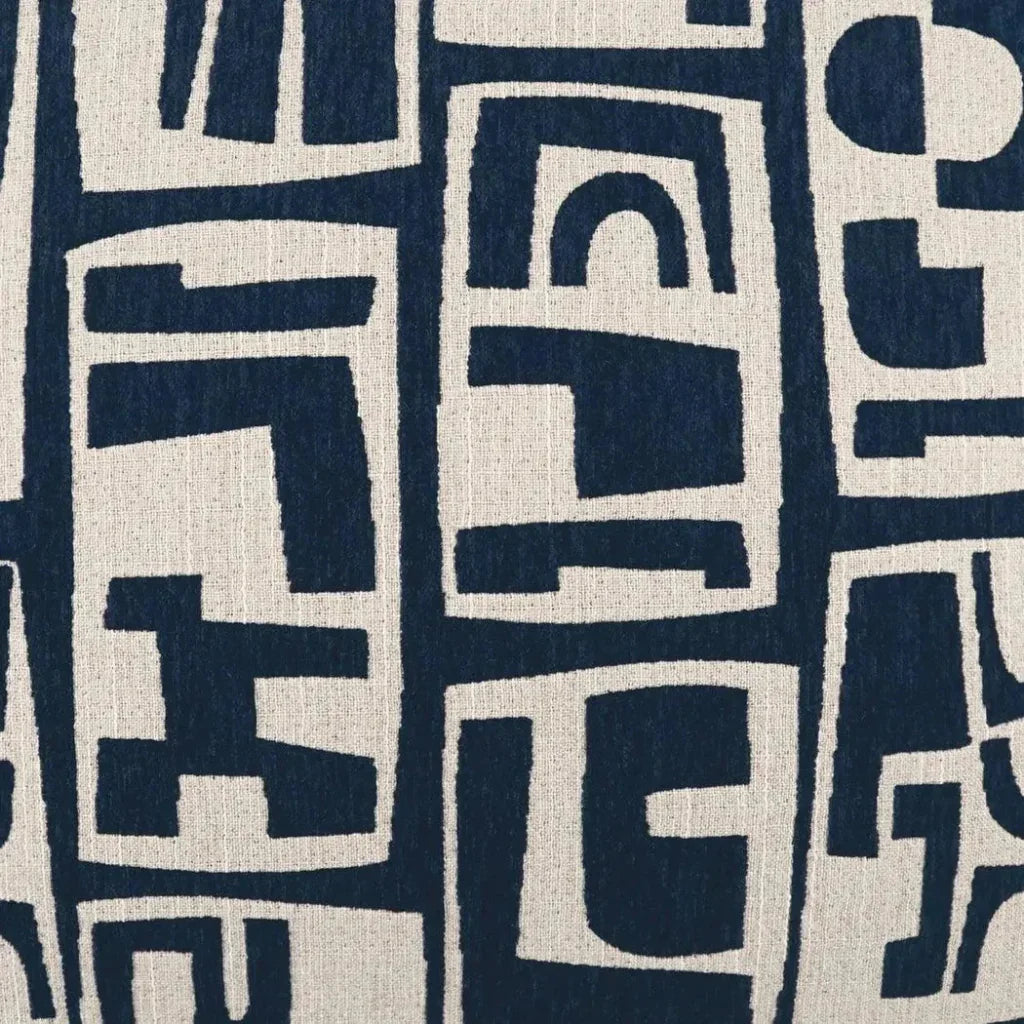 D.V. Kap Toro Navy Blue Throw Pillow With Insert