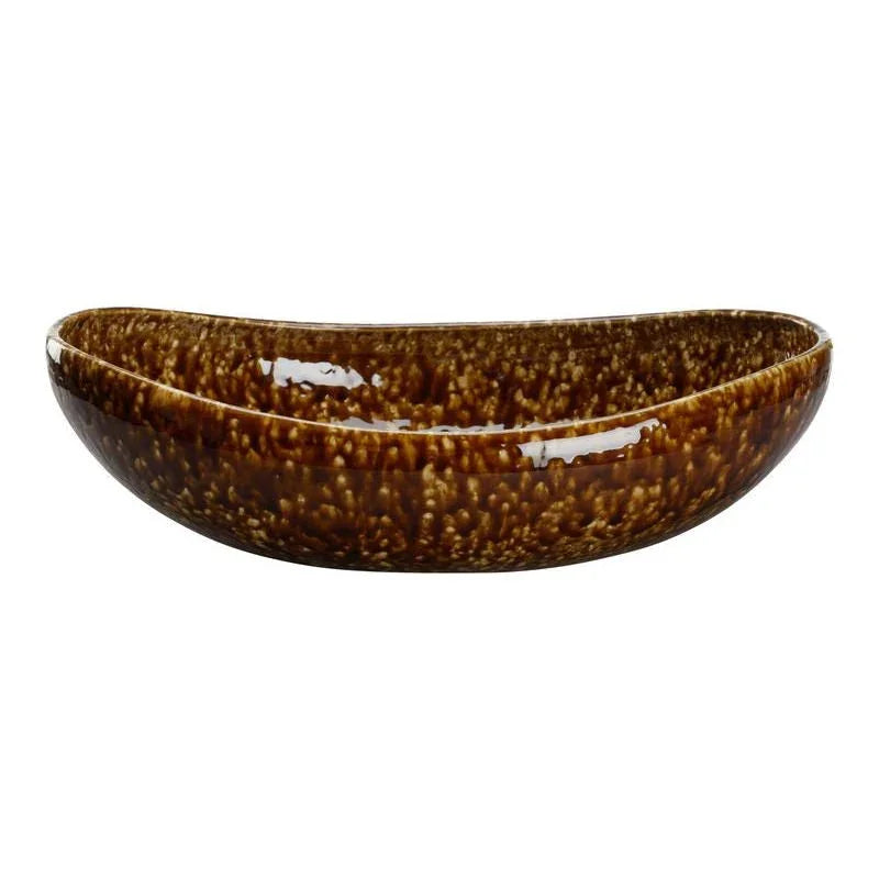 Tortoise Ceramic Made Brown Bowl - LOOMLAN - Chelsea House - Boxes & Bowls