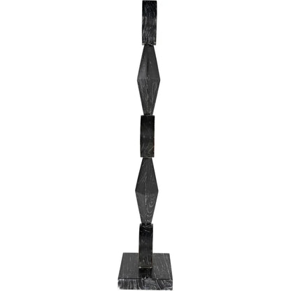 Totem Cinder Black Sculpture - LOOMLAN - Noir - Statues & Sculptures