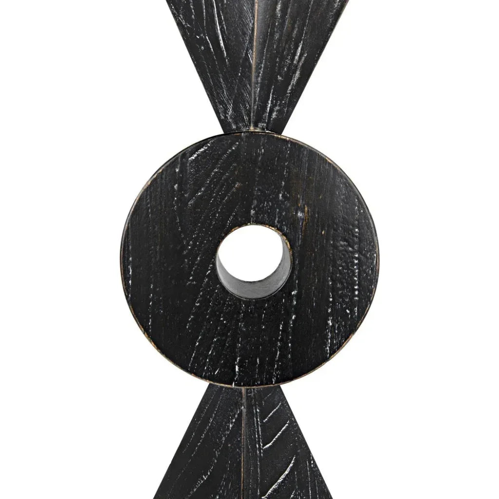 Totem Cinder Black Sculpture - LOOMLAN - Noir - Statues & Sculptures
