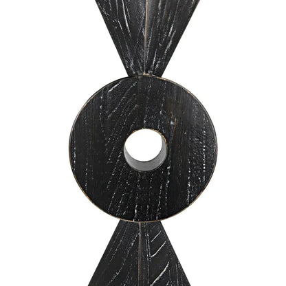 Totem Cinder Black Sculpture - LOOMLAN - Noir - Statues & Sculptures