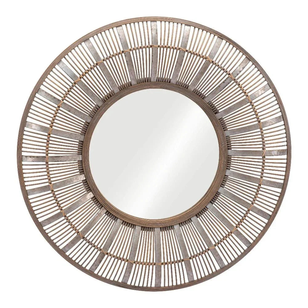 Toto Mirror Antique Gold - LOOMLAN - Zuo Modern - Wall Mirrors