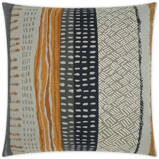 Tracks Western Chic Abstract Large Throw Pillow Insert - LOOMLAN - D.V. Kap - Throw Pillows