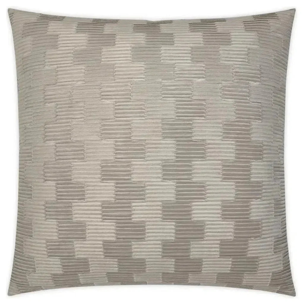 Treble Putty Solid Tan Large Throw Pillow Insert - LOOMLAN - D.V. Kap - Throw Pillows