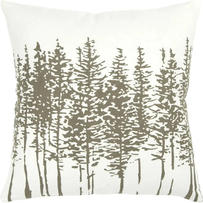 Trees Throw Pillow With Down Insert - LOOMLAN - LOOMLAN - Throw Pillows