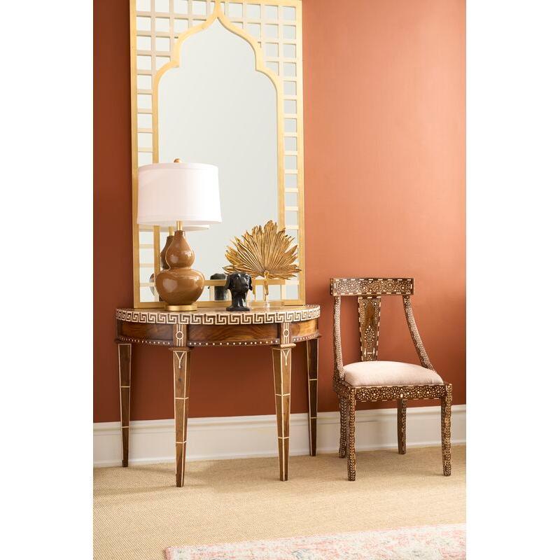 Treillage Antique Gold Leaf Fremaed Wall Mirror - LOOMLAN - Chelsea House - Wall Mirrors