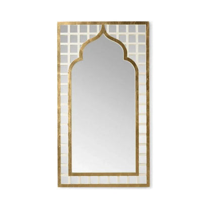 Treillage Antique Gold Leaf Fremaed Wall Mirror - LOOMLAN - Chelsea House - Wall Mirrors