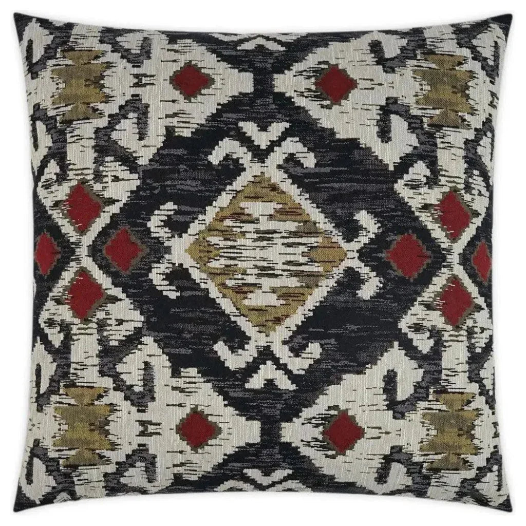 Tremont Red Grey Large Throw Pillow Insert - LOOMLAN - D.V. Kap - Throw Pillows