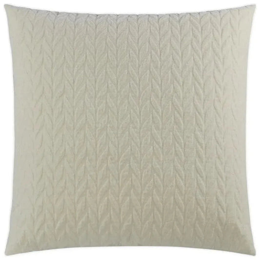 Trestle Ivory Throw Pillow With Insert - LOOMLAN - D.V. Kap - Throw Pillows