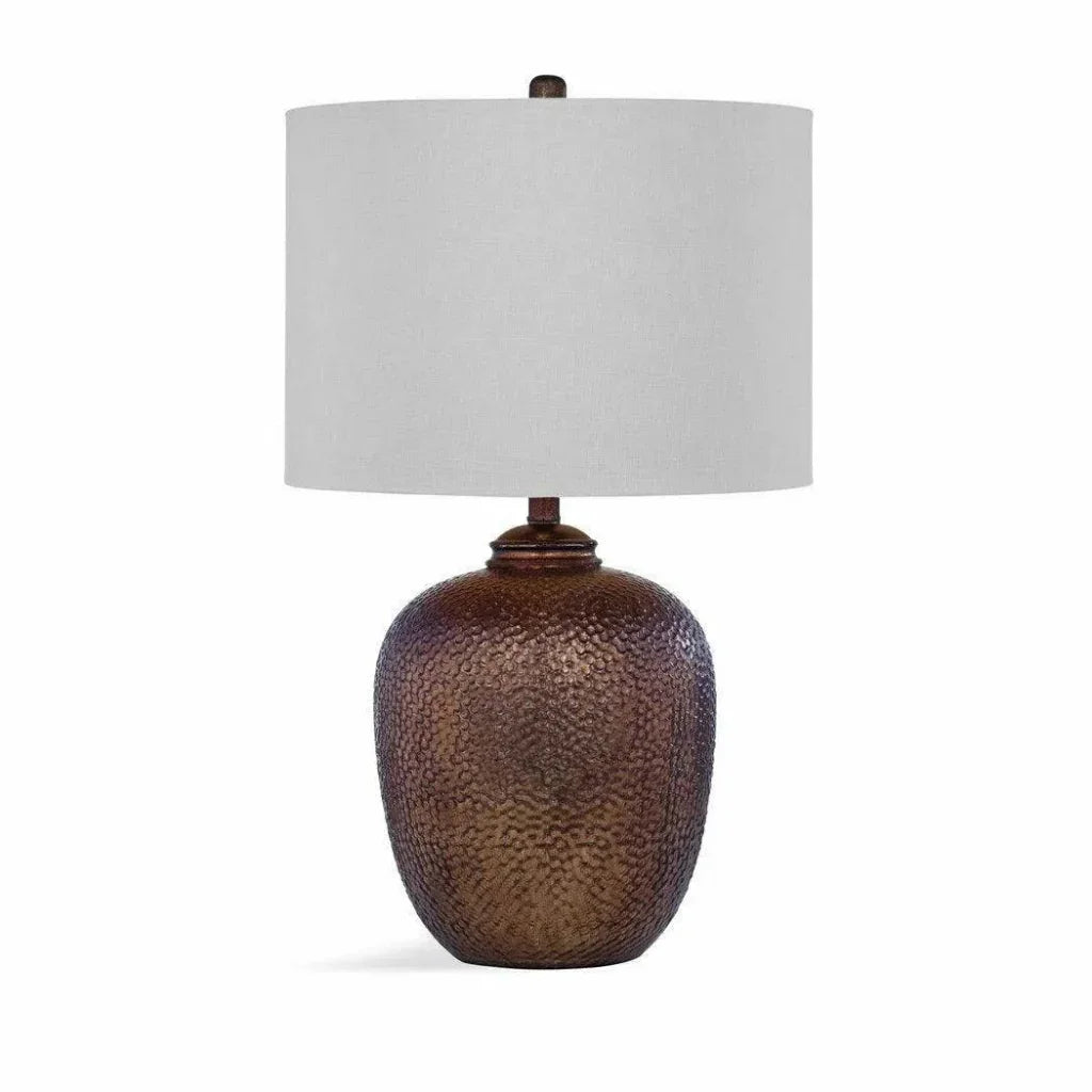 Trevor 26" Tall Metal Brown Table Lamp - LOOMLAN - Bassett Mirror - Table Lamps