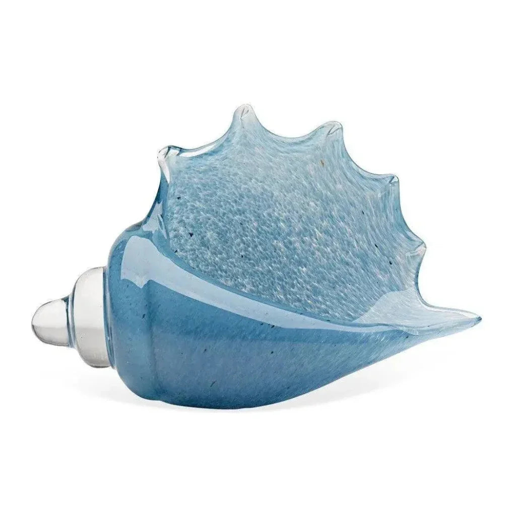 Triton Blown Glass Sea Shell Object