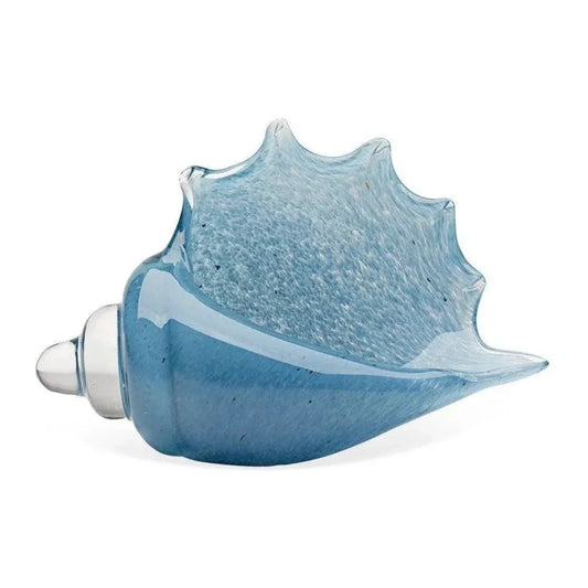 Triton Blown Glass Sea Shell Object