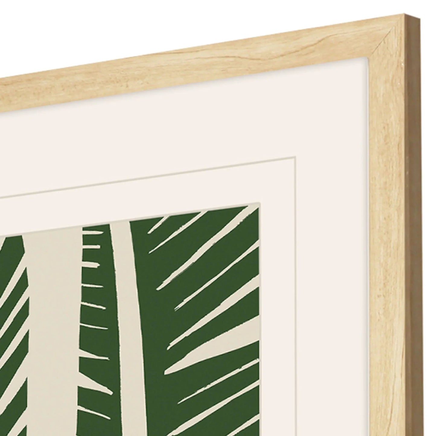 Tropical Flourish Green Canvas Art 4PC