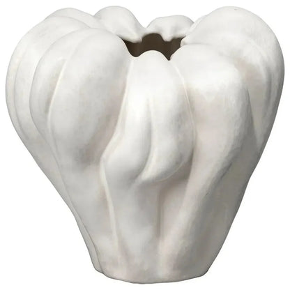 Tulip Ceramic Decorative Vase By Jamie Young - LOOMLAN - Jamie Young - Vases & Jars