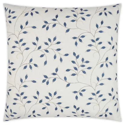 Turner Floral Blue White Large Throw Pillow Insert - LOOMLAN - D.V. Kap - Throw Pillows