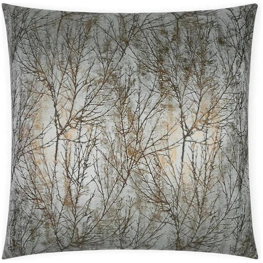 Twiggy Patina Grey Throw Pillow With Insert - LOOMLAN - D.V. Kap - Throw Pillows