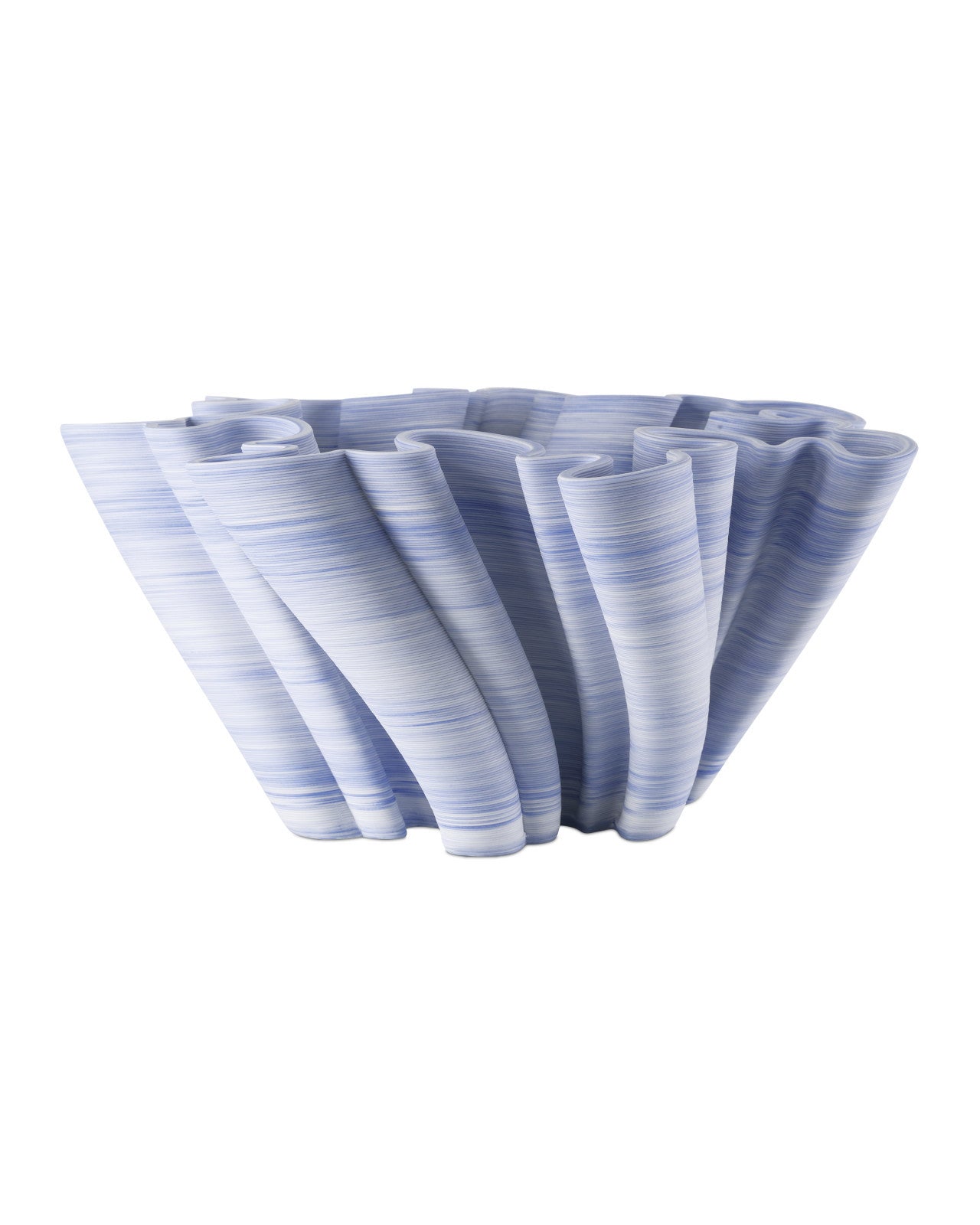 Twirl Blue Porcelain Bowl