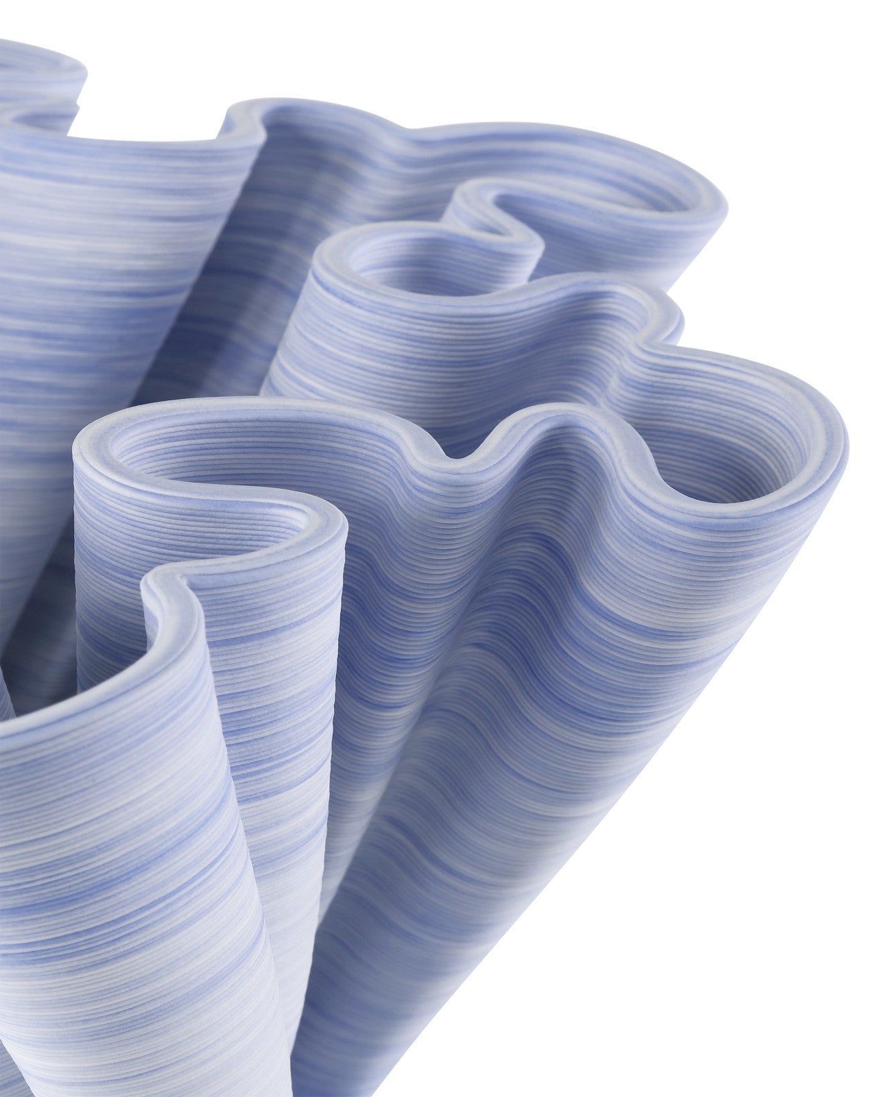 Twirl Blue Porcelain Bowl