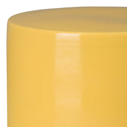 Emissary Two-Tone 14"Dia Ceramic Garden Stool