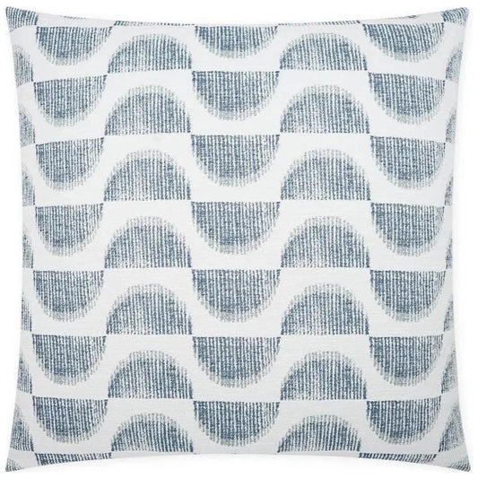 Ullman Cobalt Geometric Blue Large Throw Pillow Insert - LOOMLAN - D.V. Kap - Throw Pillows