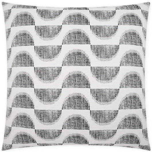 Ullman Domino Geometric Black Large Throw Pillow Insert - LOOMLAN - D.V. Kap - Throw Pillows