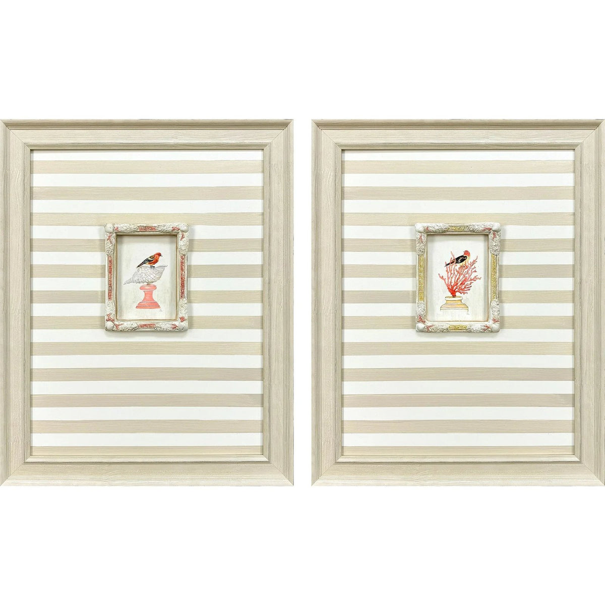 Underwater Collage Wood Framed Wall Art 2PC -- view 5