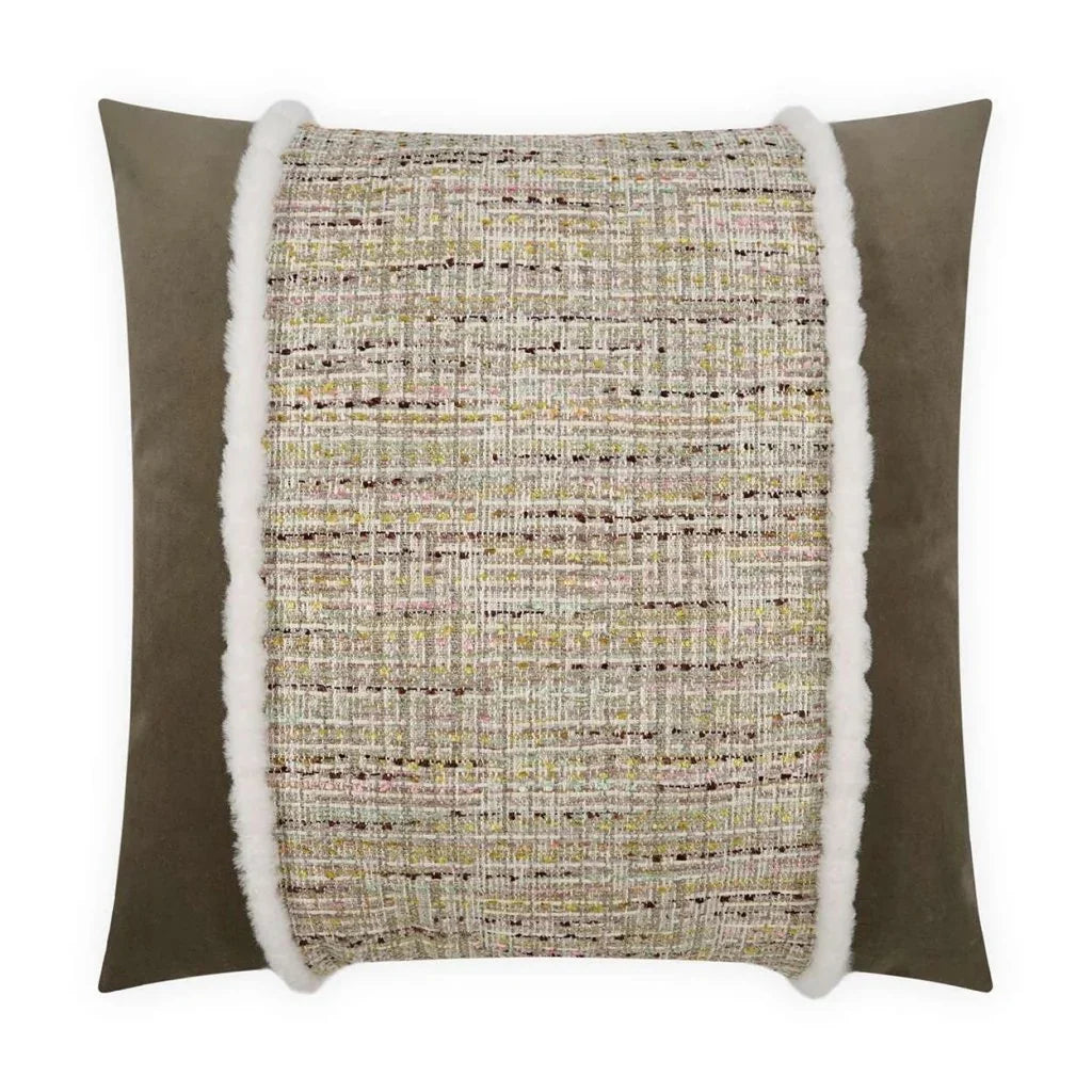 Underwood Center Handmade Cotton Throw Pillow - LOOMLAN - D.V. Kap - Throw Pillows