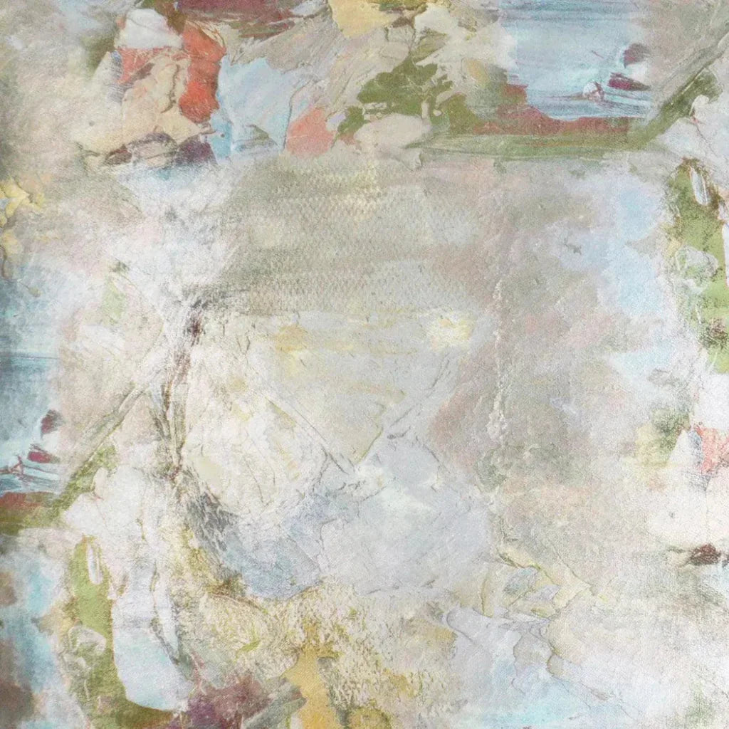 Untamed Chic Glacier Abstract Silver Large Throw Pillow - LOOMLAN - D.V. Kap - Throw Pillows