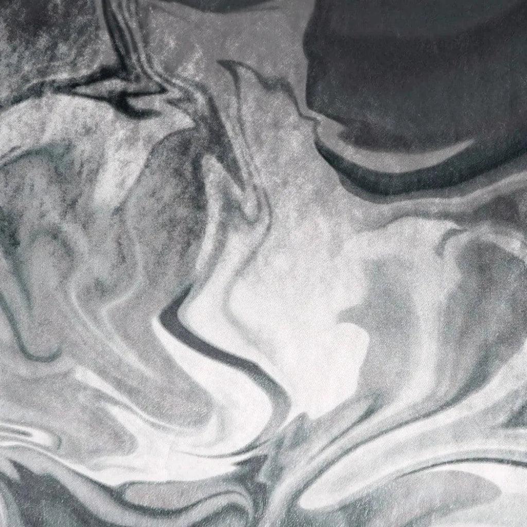 Ural Quartz Abstract Grey Large Throw Pillow Insert - LOOMLAN - D.V. Kap - Throw Pillows