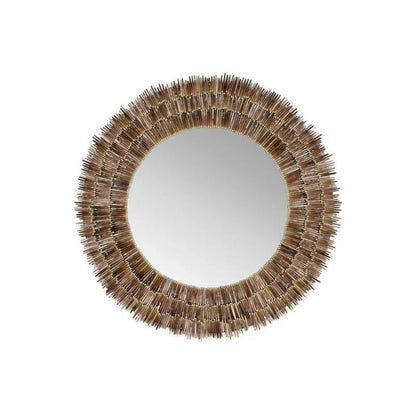 Urchin Spine Round Wall Mirror - LOOMLAN - Chelsea House - Wall Mirrors