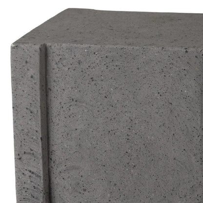 Uri 18 in. Square Terrazzo Garden Stool-Garden Stools-Emissary-LOOMLAN