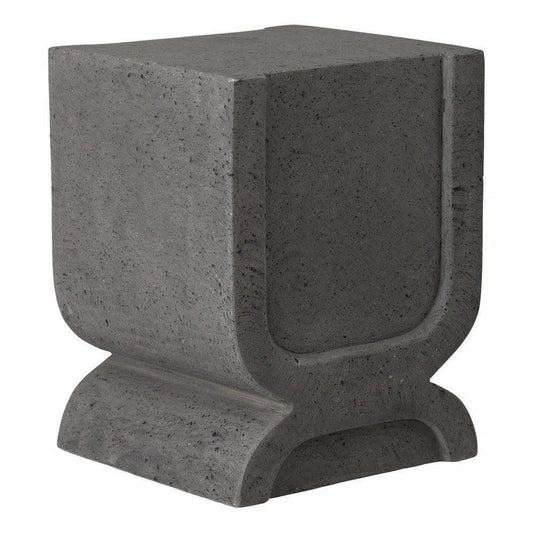 Uri 18 in. Square Terrazzo Garden Stool-Garden Stools-Emissary-LOOMLAN