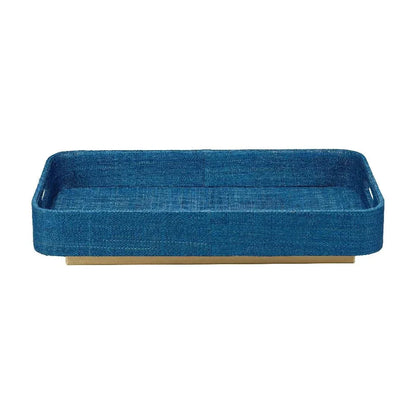 Utopia Footed Raffia Tray