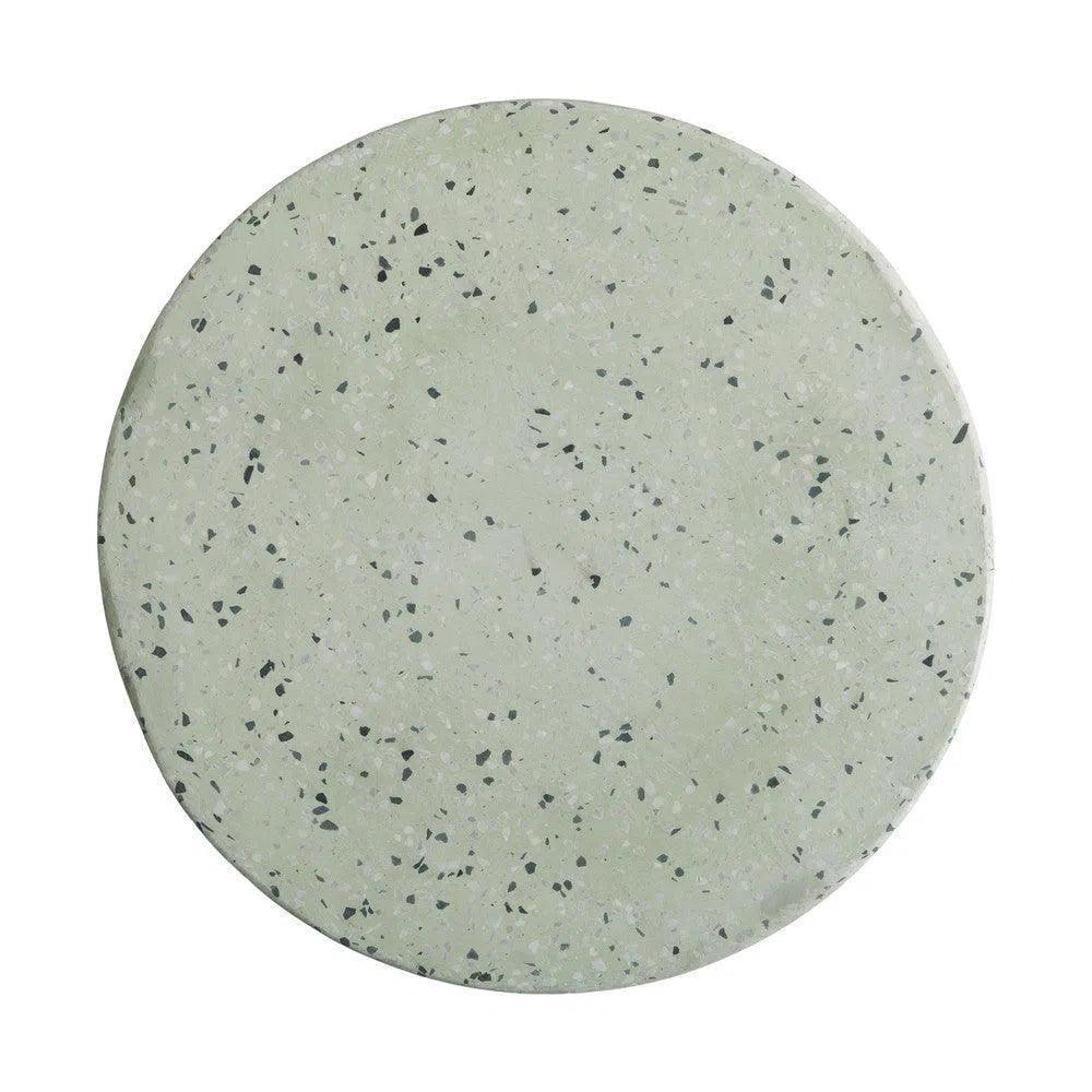 Valor 18 in. Round Terrazzo Garden Stool-Garden Stools-Emissary-LOOMLAN