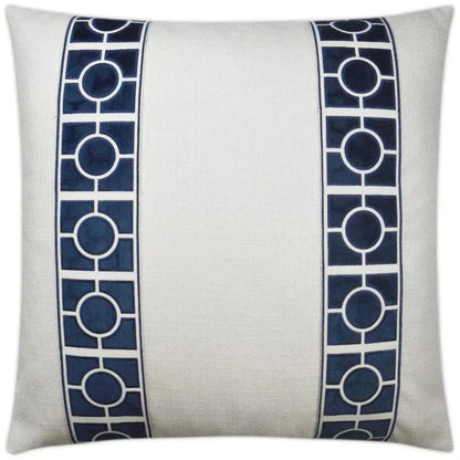 Vendome Blue Blue Throw Pillow With Insert - LOOMLAN - D.V. Kap - Throw Pillows