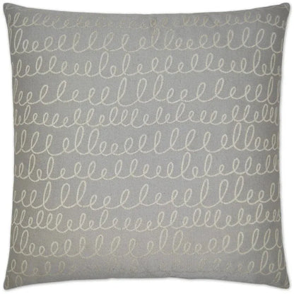 Verbomania Grey Throw Pillow With Insert - LOOMLAN - D.V. Kap - Throw Pillows