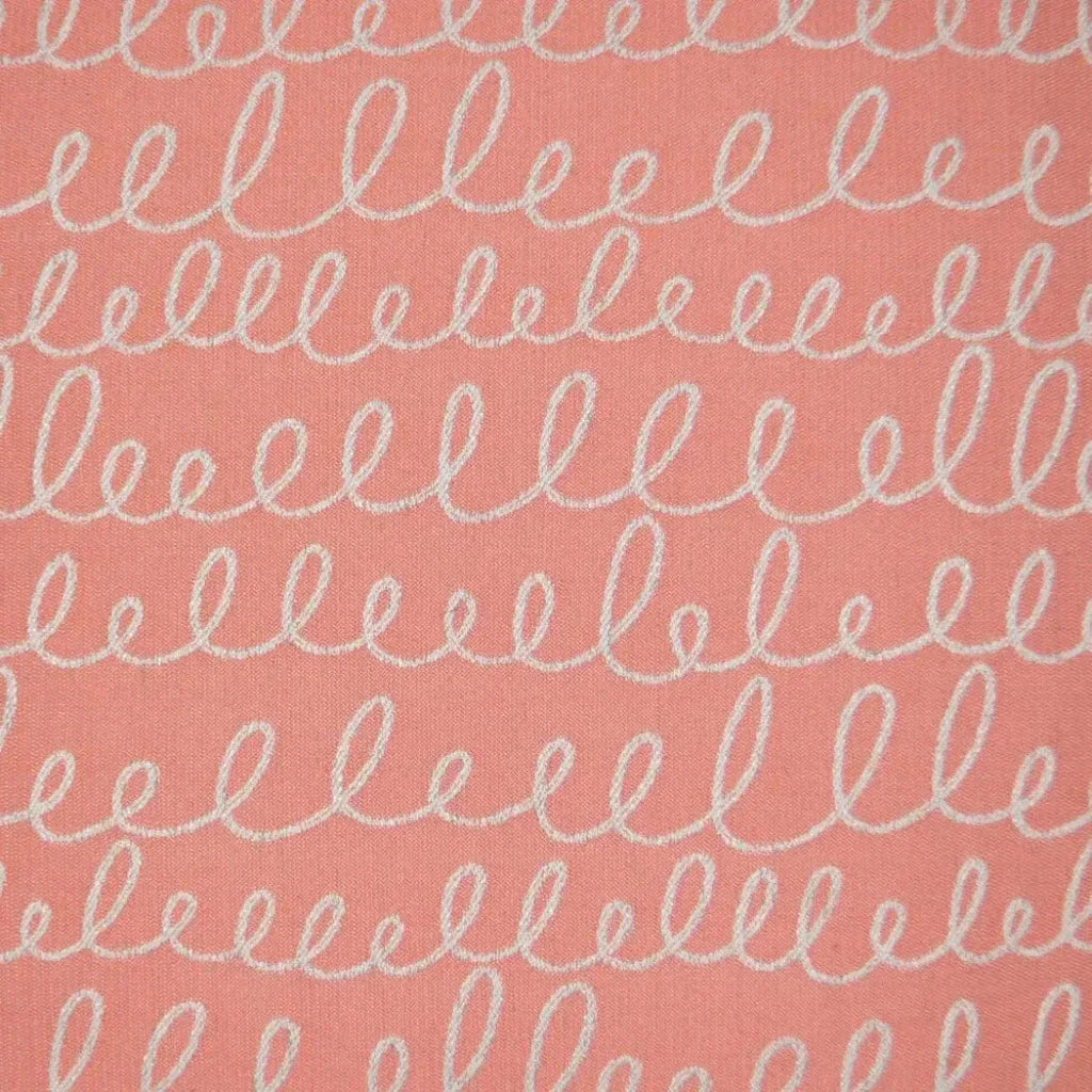 Verbomania Salmon Red Throw Pillow Insert - LOOMLAN - D.V. Kap - Throw Pillows