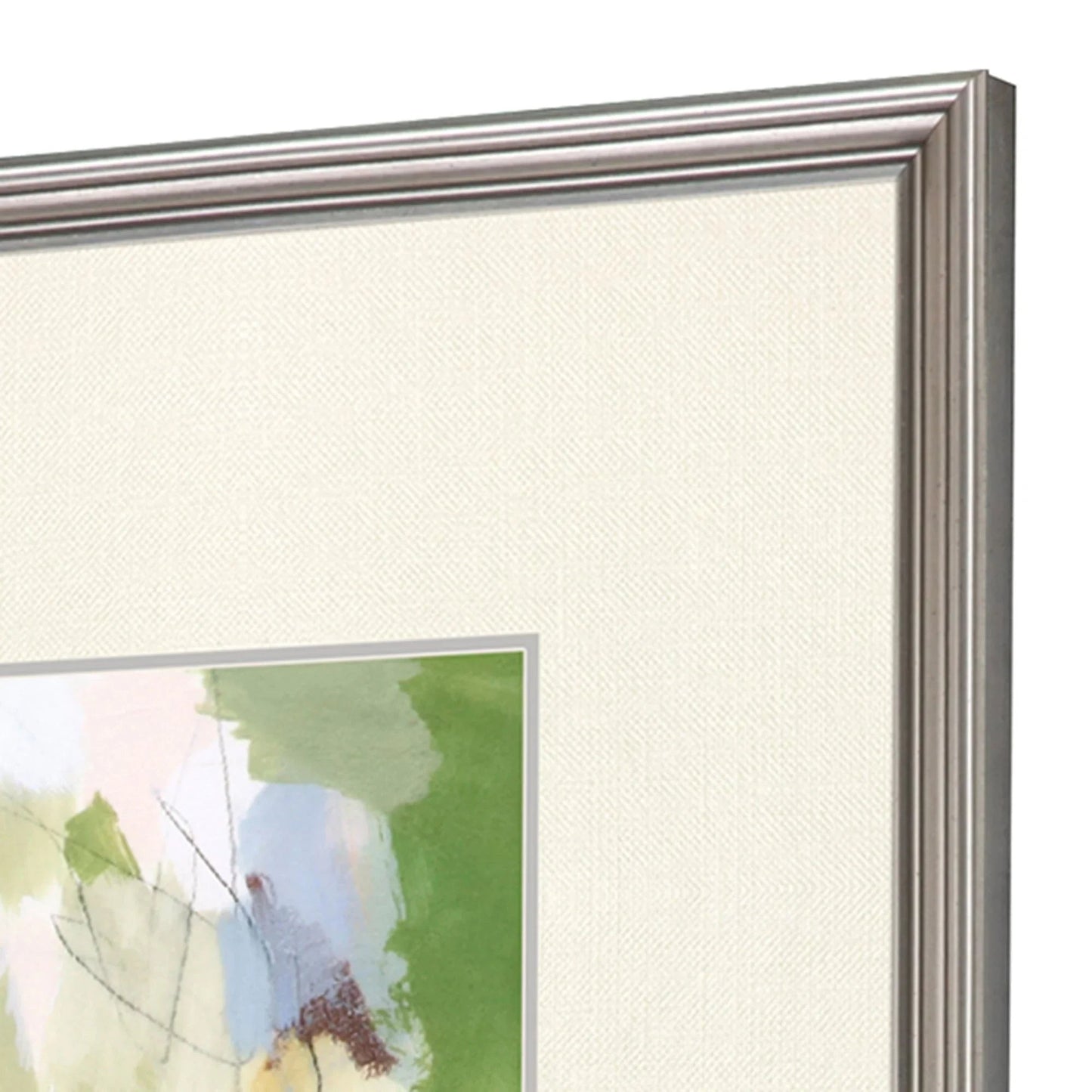 Verdure Wood Frame Green Canvas Art 4PC